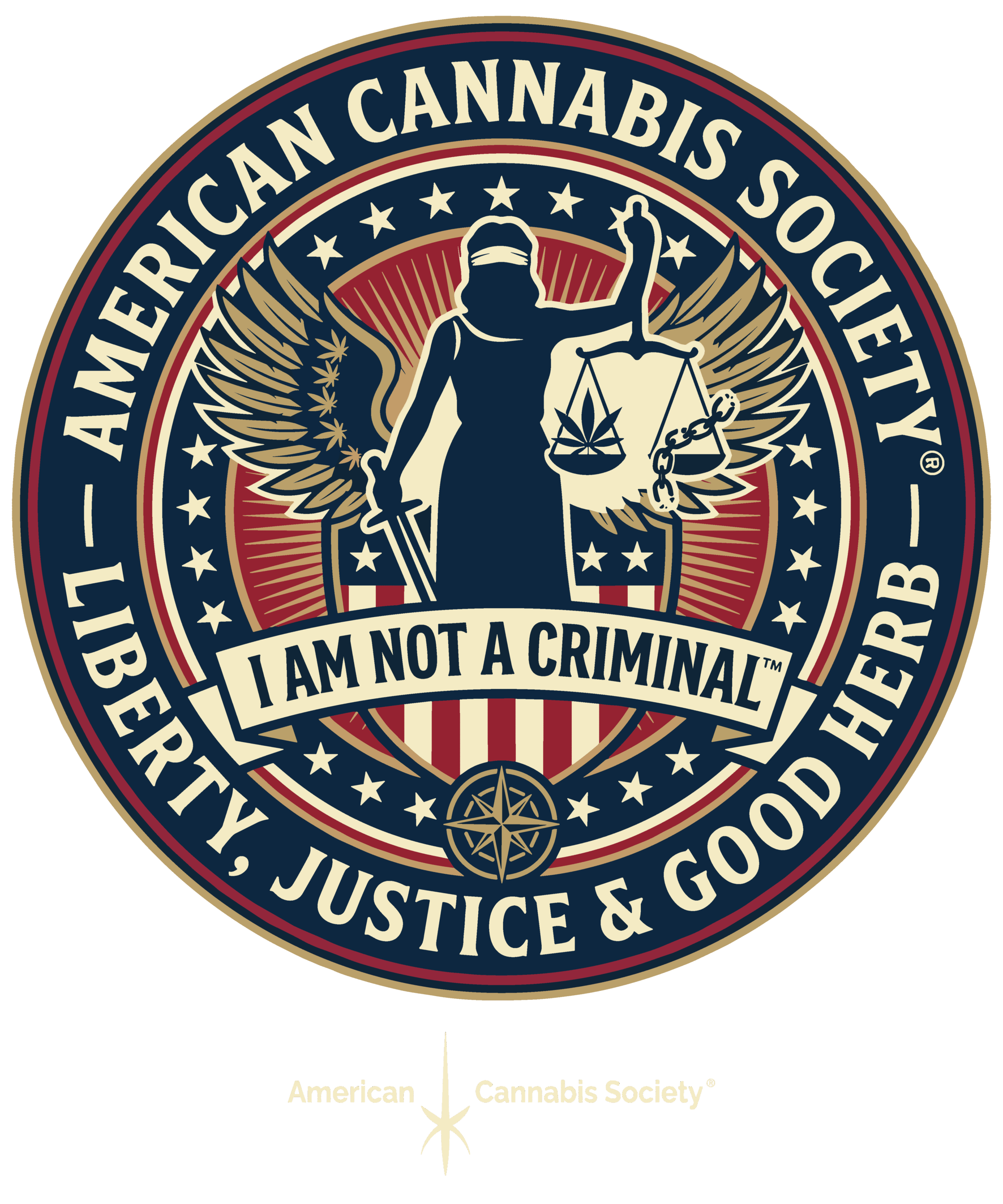 American Cannabis Society seal - Liberty, Justice and Good Herb - GreenRX™ Wisconsin Dells dispensary